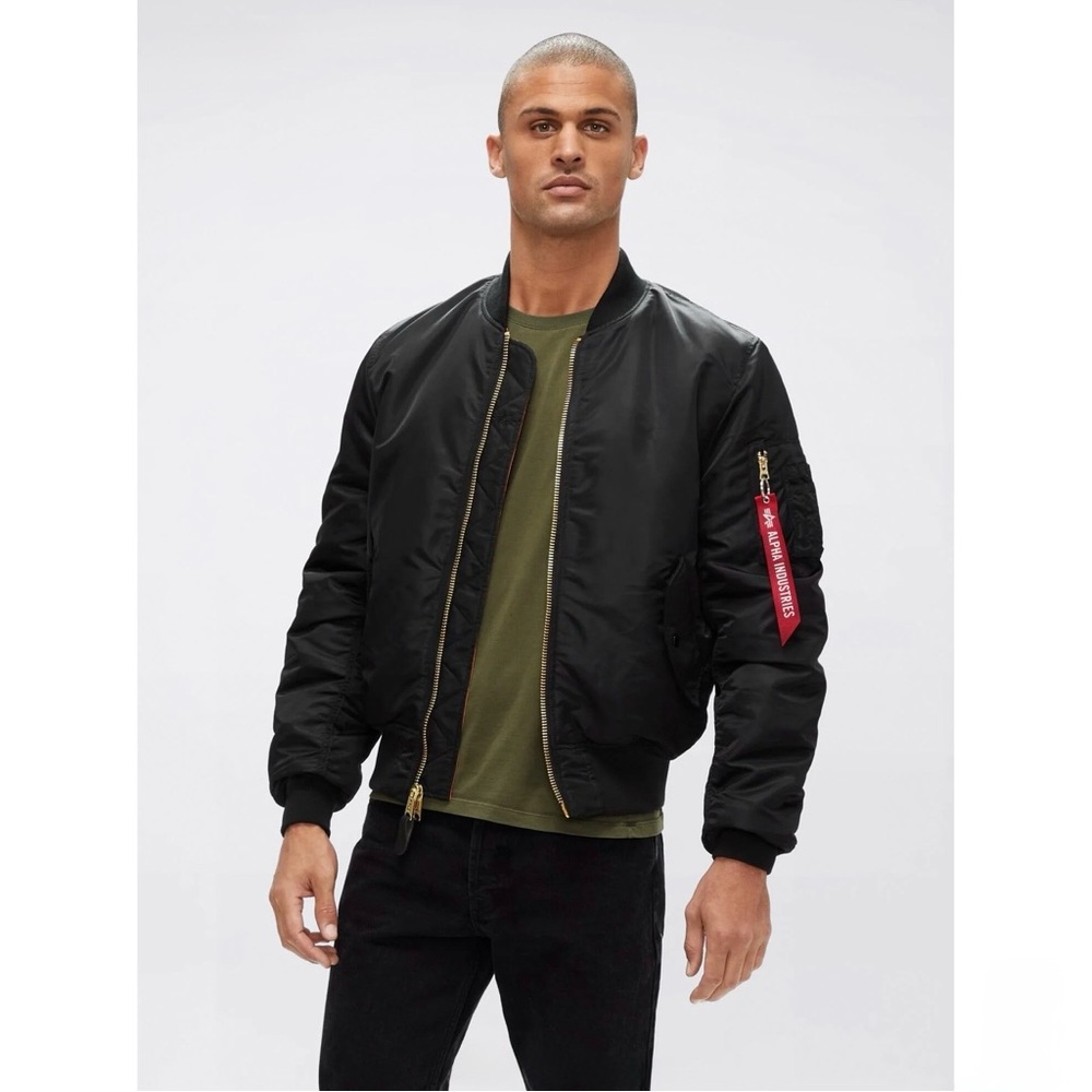 ALPHA INDUSTRIES MA-1 BOMBER JACKET SLIM FIT